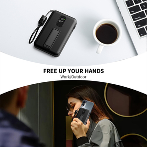 Chargeur portable sans fil USB-C Kitway CDB-139-1W 20W 10000mAh, charge rapide, matériau ABS, support universel, magnétique - Product Image 6