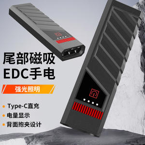 Lampe de poche haute intensité Sd20, batterie rechargeable LED 1100-1180mah avec queue magnétique et clip, conçue pour une utilisation en extérieur - Product Image 2