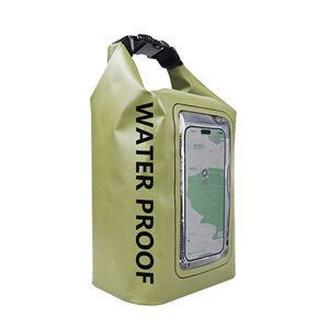 Bolsa Impermeable de PVC de 2L con Pantalla Táctil y Logotipo Personalizado para Natación, Senderismo, Rafting, Surf y Navegación, con Correa para el Hombro - Product Image 3