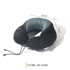 Almohada de Viaje Inflable en Forma de U Travelbear, Almohada de Viaje Portátil con Funda Extraíble, Soporte Cervical Alto para Siesta en la Oficina - Product Image 5