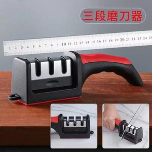 Afilador de cuchillos de cocina Xr8088, herramienta de afilado manual de múltiples granos para uso doméstico con mango ergonómico y varillas de acero duraderas - Product Image 3