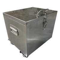Baril de stockage de sources radioactives de protection contre les radiations, pierre de Californium et pierre d'uraninite, boîtes en plomb pour rayons X