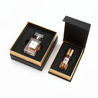 Logo personnalisé Boîte cadeau avec couvercle et base Attar Boîte cadeau de luxe vide de 3ml pour bouteille d'huile Attar Emballage Boîte cadeau pour Attar