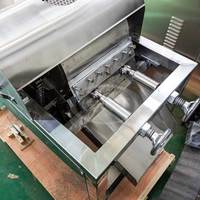 Sécheur à tambour rotatif à double tambour pour aliments chimiques industriels, aliments instantanés pour bébés, levure sèche active, machine à racler