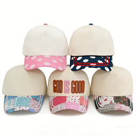 Gorra de Béisbol Personalizada con Bordado a Color, de Dos Tonos, 5 Paneles, de Algodón, para Salidas Diarias Informales