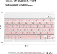 Clavier sans fil Bluetooth mini ultra fin portable ABS à livraison rapide