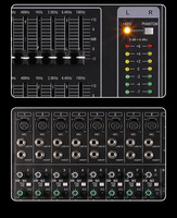 GPUB BE-26 Vente à chaud console de mixage numérique 26 canaux console de mixage musique audio dj console de mixage pour système de sonorisation professionnel