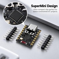 Papan Pengembangan ESP32-C3 SuperMini, RISC-V 160MHz, WiFi + Bluetooth 5.0, Type-C, Modul Daya Rendah Ultra-Kompak untuk Arduino