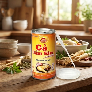 ซุปไก่สมุนไพรพร้อมทานแบบขายส่ง 365 กรัม บรรจุกระป๋อง ไม่มีสารกันบูด อาหารข้าวต้มโสม ผู้จัดจำหน่าย - Product Image 1