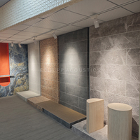 Revêtement mural en pierre flexible MCM Design, briques en argile modifiées 3D pour la décoration de projets de centres commerciaux et de villas