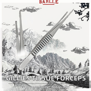 คีมจับเนื้อเยื่อ Gillies แบบ 1x2 ฟัน สำหรับผ่าตัดด้วยมือ ทำจากสแตนเลส BCI 4546 ระดับ Class I ได้รับการรับรองมาตรฐาน CE รับประกัน 5 ปีขึ้นไป - Product Image 2