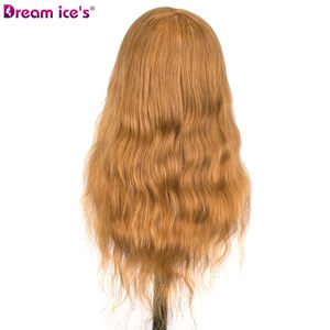 Tête de mannequin de cosmétologie, buste, <span class=keywords><strong>plateforme</strong></span> d'épaule pour la formation et la pratique avec des cheveux humains à 100%, modèle de coupe de cheveux féminin - Product Image 5