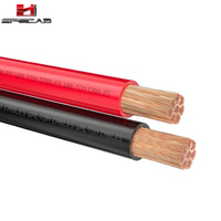 1/0 AWG SOUDAGE BATTERIE CÂBLE FIL ROUGE NOIR SAE J1127 CUIVRE VOITURE SOLAIRE FILS