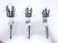 Jeu de tarauds et filières pour filetage de tuyaux, universel pour tuyaux d'eau de 1/2 " et 3/4 ", outil de fabrication de filetages internes et externes pour perceuse électrique