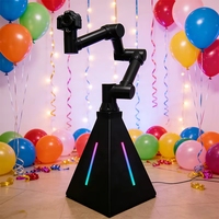 Glambot 360 – Machine photomaton robotisée à bras articulé multi-angle pour prise de vue autonome avec appareil photo reflex numérique