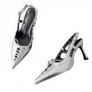 Sandales d'hiver pour femmes à lacets, à bride réglable, à talon aiguille super haut et fin, à plateforme, à bout pointu, avec rivets métalliques - Product Image 2