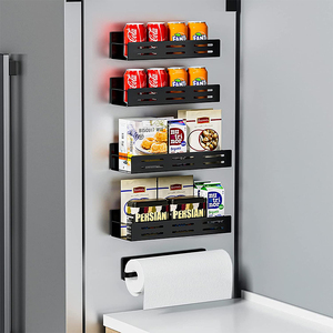 Organizador de Especias Magnético Autoadhesivo Único para Montar en la <span class=keywords><strong>Pared</strong></span> de la Cocina o Refrigerador - Product Image 1