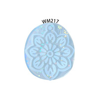Moule en silicone YS personnalisé pour pendentif lotus cannelé holographique, outil de fabrication unique pour résine faite à la main avec design laser
