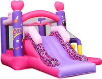 Château gonflable miniature personnalisé pas cher pour enfants, intérieur/extérieur, haute qualité, certifié CE, pour 5 enfants