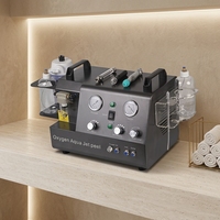Pulvérisateur facial à oxygène haute pression, appareil de beauté multifonctionnel pour le nettoyage du visage à domicile, pour l'élimination des points noirs, soin quotidien de la peau
