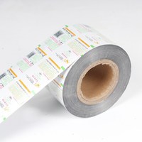 Personnalisé haut pour barrière feuille d'aluminium laminé Rollstock imprimé rouleau Film Sachet Hot Seal Emballage Sacs en plastique