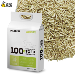 Çevre dostu Tofu kedi çöp yıkanabilir silika jel sağlık izleme fabrika toptan OEM seçenekleri ile kedi kumu - Product Image 1