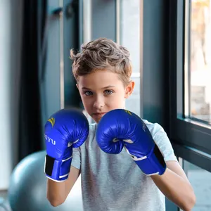 Piaoyu профессиональные высококачественные синие многомодельные Боксерские перчатки для тренировок на открытом воздухе водонепроницаемые функции для командных видов спорта
