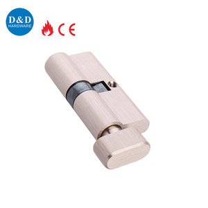 CE Euro Profile BS EN أسطوانة تثبيت من النحاس الأصفر الصلب مع أسطوانة قفل باب مفتاح للمنزل الفندق - Product Image 4