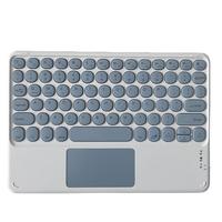 En çok satan 2.4Ghz Mini kablosuz Touchpad klavye ergonomik multimedya klavye taşınabilir şarj edilebilir klavye