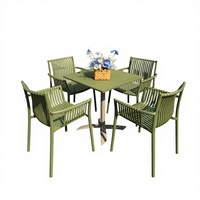 Ensemble table et chaises pliantes de luxe pour cour extérieure, protection solaire, pour camping, patio, mobilier d'extérieur