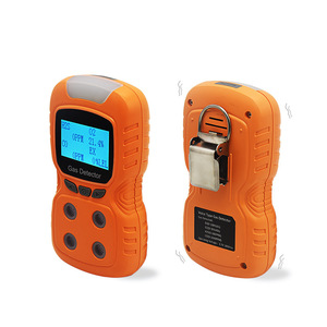 4 In 1 Gas Detector O2 Co H2S Lel Portable Industrial Safety Alarm Sensor With Usb Charging And Crocodile Clip - Product Image 2