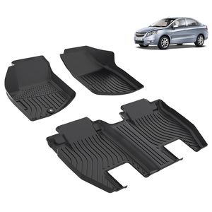 Không thấm nước TPE sang trọng Tất cả thời tiết xe tầng lót 3D thảm sàn xe cho Chevrolet Sail 1 2010- / 2 2015- / <span class=keywords><strong>3</strong></span> 2024 thảm thảm - Product Image 2