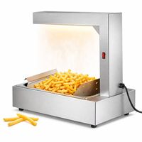 Chauffe-frites de table en acier inoxydable Commercial Electric, contrôle automatique de la température, efficacité énergétique A++
