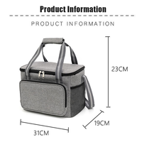 Sacs isothermes promotionnels Sacs isothermes de pique-nique en plein air avec logo personnalisé Sacs fourre-tout isolés pour le déjeuner avec livraison de nourriture et logo personnalisé