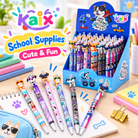 Stylos gel mignons en forme de chien KAIX, stylos d'écriture, animaux 3D, colorés, de haute qualité, cadeau personnalisé, bille personnalisée, luxe, pour cadeaux scolaires