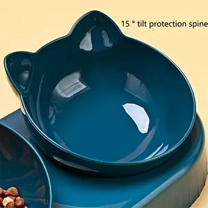 Comedero para Gatos 3 en 1, Dispensador Automático de Agua, Tazón Doble para Mascotas, Recipiente para Comida para Perros Pequeños y Gatos, Accesorios para Gatos - Product Image 4