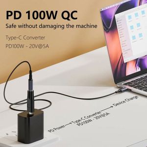 100W Charging Connector Adapter Transfer High Efficiency for Laptops Tablets <b>Travel</b> Mobile Devices 100W Charging Connector - Product Image 2