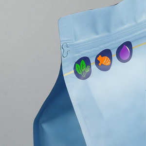 ถุงซิปล็อคอลูมิเนียมฟอยล์ด้านล่างแบนย่อยสลายได้ถุงบรรจุอาหารแบบมีรูยูโร - Product Image 4