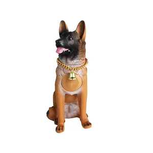 CH-M233 Cartoon German Shepherd Dog model Speaker Wireless Portable Speaker with FM radio subwoofer BT speaker