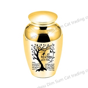 Urna conmemorativa para mascotas con tapa de rosca segura, estilo moderno, botella de acero inoxidable en forma de multicolor, cremación personalizable para mascotas - Product Image 6