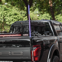 Lumière LED RGB universelle personnalisée OEM de 3 et 4 pieds, effet de poursuite, pour mât de drapeau, antenne, pour VTT, UTV, tout-terrain