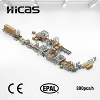 Machine à palettes en bois HICAS SF1000 conçue pour les lignes automatisées et les productions à haut volume avec certifications CE, EPAL, ISO