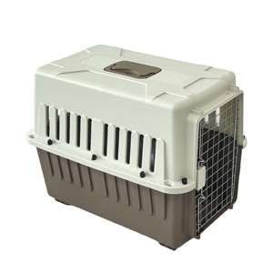 <span class=keywords><strong>PET</strong></span> CARRIER Boîte de <span class=keywords><strong>transport</strong></span> pour chiens en plastique approuvée par les compagnies aériennes et Cages pour maisons de voyage avec porte en métal - Product Image 5