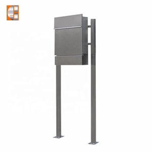 Oem morden עיצוב נירוסטה לנעילה מגורים עיתון עומד תיבת דואר חיצוני ללא מעמד letterbox הגן בשימוש - Product Image 1