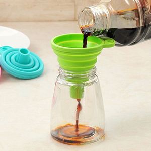 Food Grade <b>Silicone</b> Folding Funnel Collapsible <b>Liquid</b> Transfer Funnel for Kitchen Cooking Oil Flexible <b>Silicone</b> Funnel Easy Use - Product Image 3