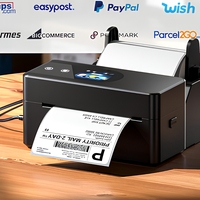 Impresora Térmica Phomemo PM64D con Pantalla Táctil, Bluetooth, Impresora de Etiquetas Térmicas de 4x6 con Soporte para Etiquetas para Pequeñas Empresas