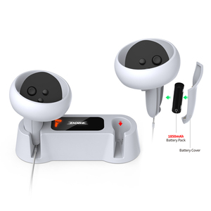 แท่นชาร์จเร็วสำหรับ Oculus Quest <span class=keywords><strong>2</strong></span> พร้อมไฟ LED แสดงสถานะ ยี่ห้อ DOBE - Product Image 2