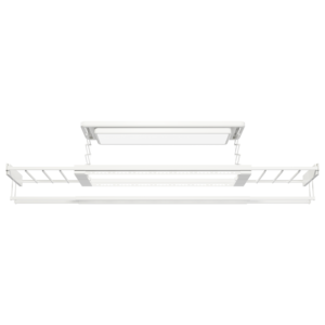 Sèche-<span class=keywords><strong>linge</strong></span> électrique intelligent d'intérieur, pliable, avec système de levage au <span class=keywords><strong>plafond</strong></span>, séchage chauffant, design pliable pour balcon, éclairage LED, commande vocale - Product Image 4