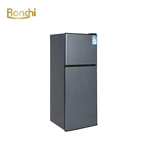 Mini réfrigérateur-congélateur électrique à double porte 90L, vente d'usine, portable, R600a, électroménager écoénergétique pour la maison et l'hôtel - Product Image 1
