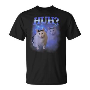 T-shirt Huh Silly Cat Meme Oddly Bootleg Dank Memes - Product Image 1